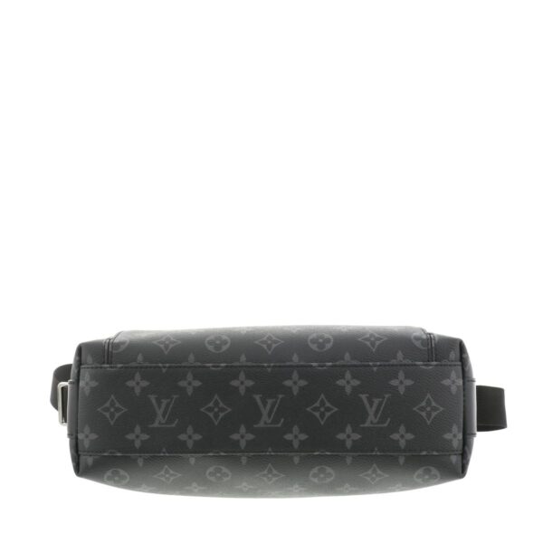 1240005013925 4 Louis Vuitton Monogram Eclipse Odyssey Messenger PM Messenger Bag Black