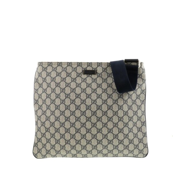 1240005013942 1 Gucci GG Plus Shoulder Messenger Bag Navy