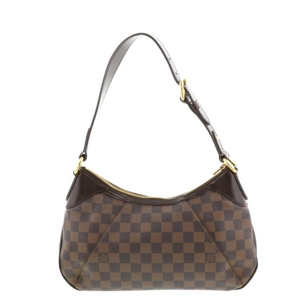 1240005014218 4 Louis Vuitton Damier Ebene PM Shoulder Messenger Bag Brown