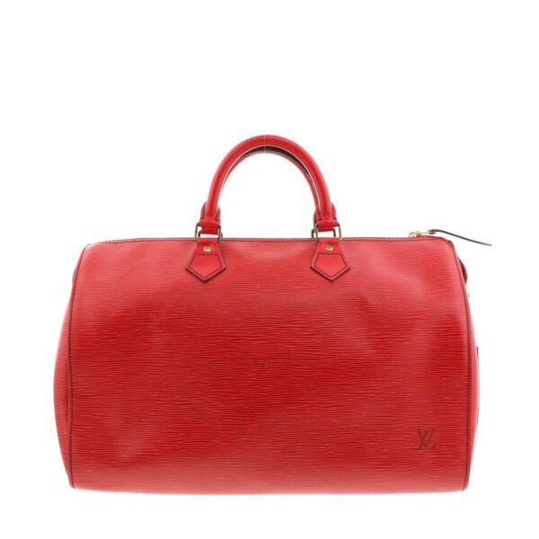 1240005014343 1 Louis Vuitton Speedy 35 Bag Epi Red