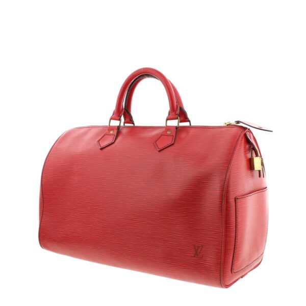 1240005014343 2 Louis Vuitton Speedy 35 Bag Epi Red