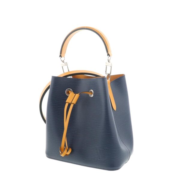 1240005014479 2 Louis Vuitton Epi Neonoe BB Shoulder Handbag Blue Saffron