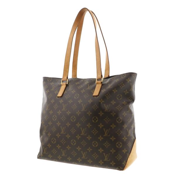 1240005014693 2 Louis Vuitton Monogram Cabas Mezzo Shoulder Tote Bag Brown