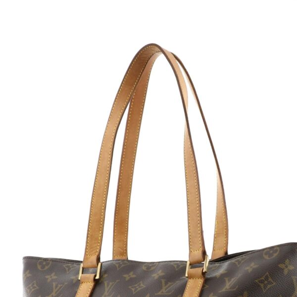 1240005014693 3 Louis Vuitton Monogram Cabas Mezzo Shoulder Tote Bag Brown