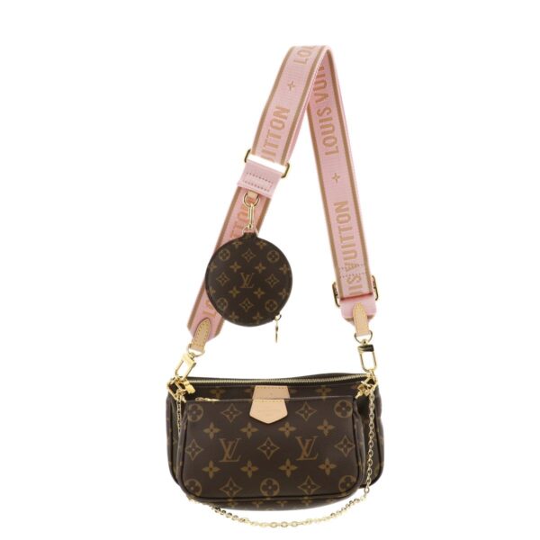 1240005014750 1 Louis Vuitton Multi Pochette Accessoire Shoulder Bag Rose Claire