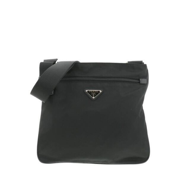 1240005015147 1 Prada Nylon Shoulder Bag Black