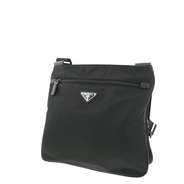 1240005015147 2 Prada Nylon Shoulder Bag Black