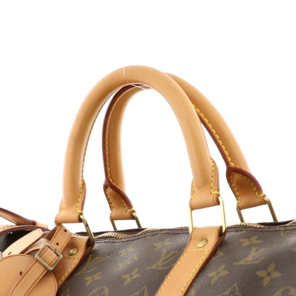 1240005015237 3 Louis Vuitton Keepall Bandouliere 50 Bag Bag Monogram Brown