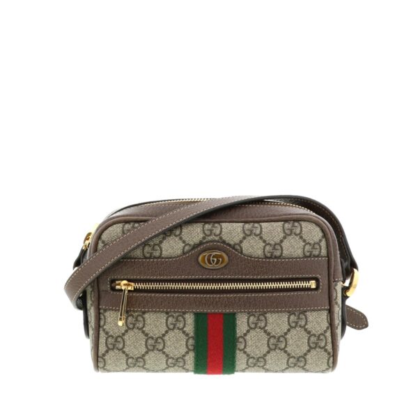 1240005015336 1 Gucci Ophidia Mini Shoulder Messenger Bag Beige