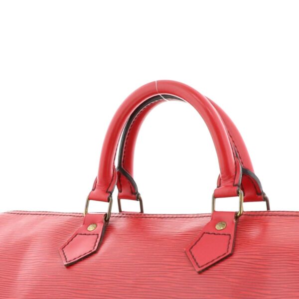 1240005015730 3 Louis Vuitton Speedy 35 Bag Bag Epi Red