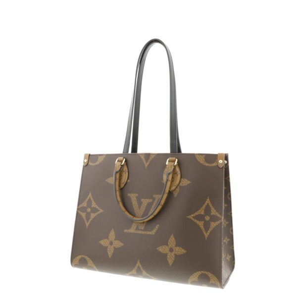 1240005015732 2 Louis Vuitton On the Go MM Bag Tote Bag Monogram Giant Brown