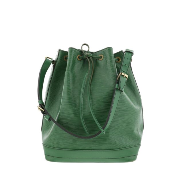 1240005016167 1 Louis Vuitton Noe Shoulder Bag Epi Borneo Green