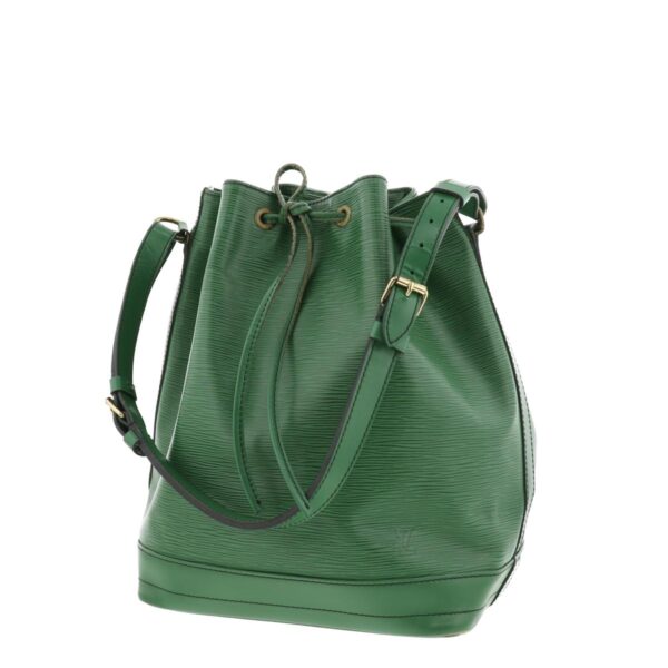 1240005016167 2 Louis Vuitton Noe Shoulder Bag Epi Borneo Green