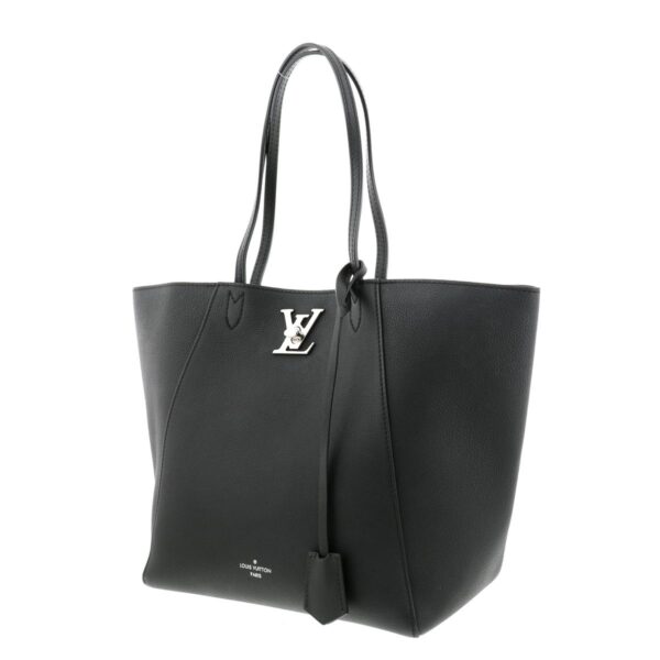 1240005016514 2 Louis Vuitton LockMe Cover Tote Bag Black