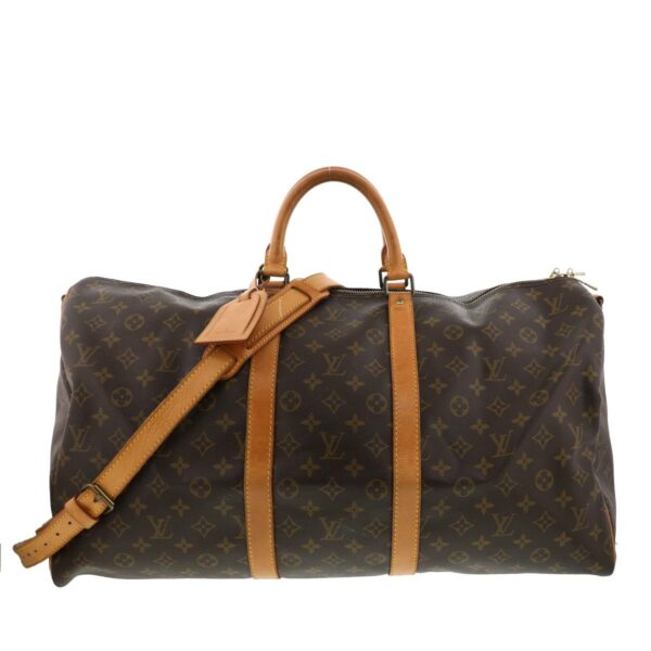 1240005016997 1 Louis Vuitton Keepall Bandouliere 55 Bag Monogram