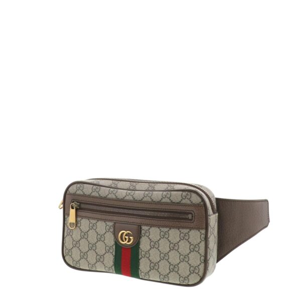 1240005017071 2 Gucci Ophidia GG Supreme Belt Bag Beige