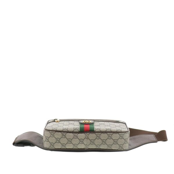 1240005017071 4 Gucci Ophidia GG Supreme Belt Bag Beige