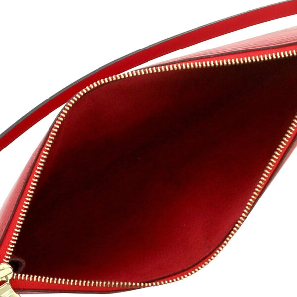 1240005017231 4 Louis Vuitton Pochette Accessory 21 Clutch Bag Epi Caste Ryan Red