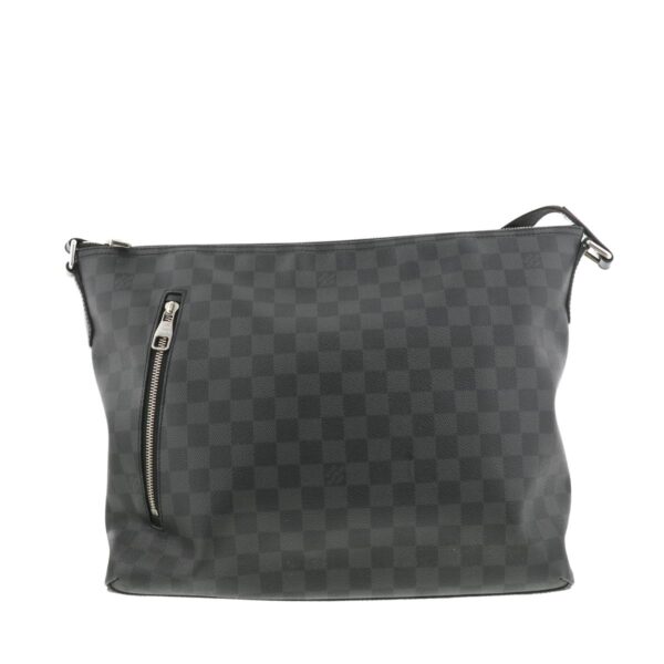 1240005017327 3 Louis Vuitton Mick GM Shoulder Bag Damier Graphite Black