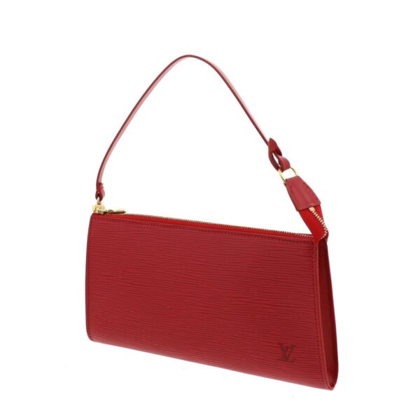 1240005017588 2 Louis Vuitton Pochette Accessoire Clutch Bag Epi Rouge Red