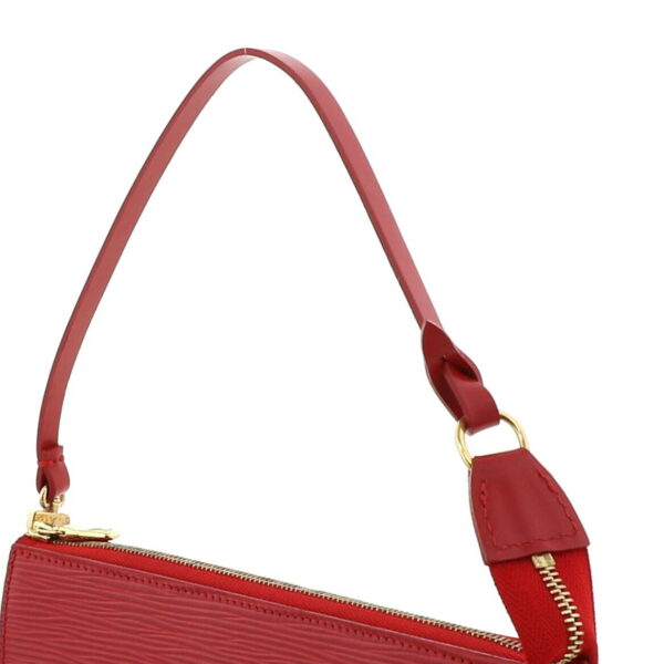 1240005017588 3 Louis Vuitton Pochette Accessoire Clutch Bag Epi Rouge Red