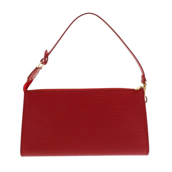 1240005017588 4 Louis Vuitton Pochette Accessoire Clutch Bag Epi Rouge Red