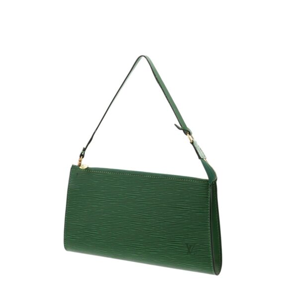 1240005017641 2 Louis Vuitton Pochette Accessoire Clutch Bag Epi Green