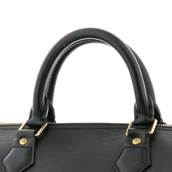 1240005017682 3 Louis Vuitton Speedy 30 Epi Bag Black