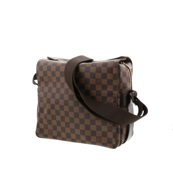 1240005017787 2 Louis Vuitton Naviglio Shoulder Bag Damier Ebene Brown