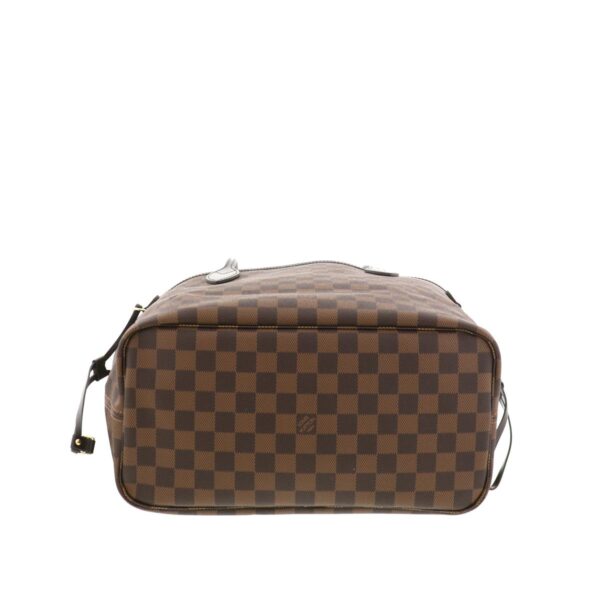 1240005017801 5 Louis Vuitton Neverfull MM Tote Bag Damier Ebene Brown