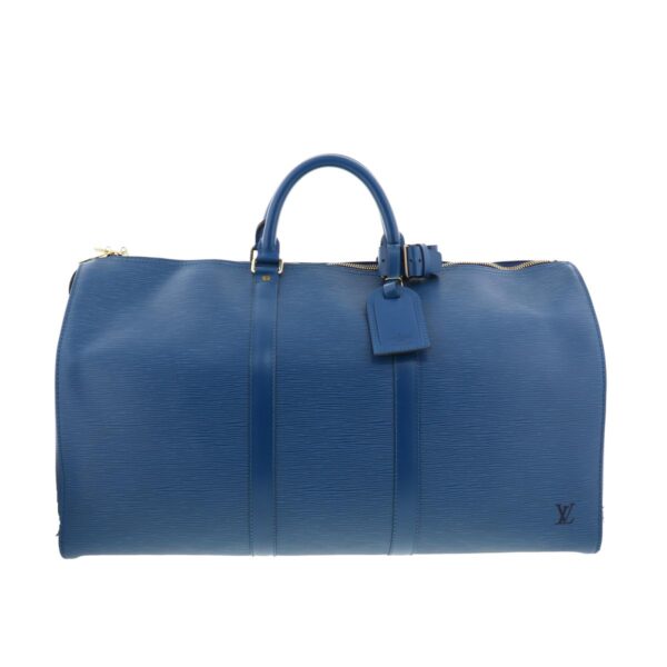 1240005017954 1 Louis Vuitton Keepall 50 Bag Epi Blue