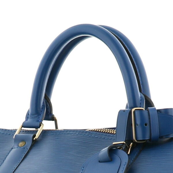 1240005017954 3 Louis Vuitton Keepall 50 Bag Epi Blue