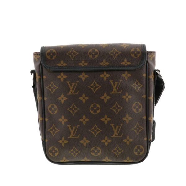 1240005018180 3 Louis Vuitton Bus PM Shoulder Bag Monogram Macassar Brown