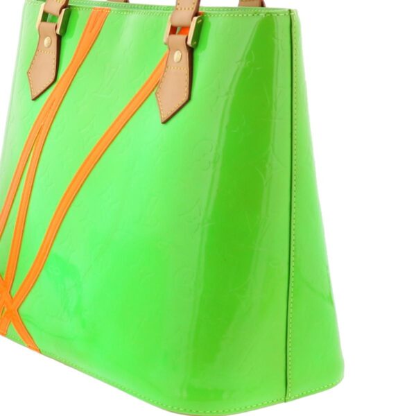 1240005018372 4 Louis Vuitton Houston Tote Bag Vernis Fluo Green