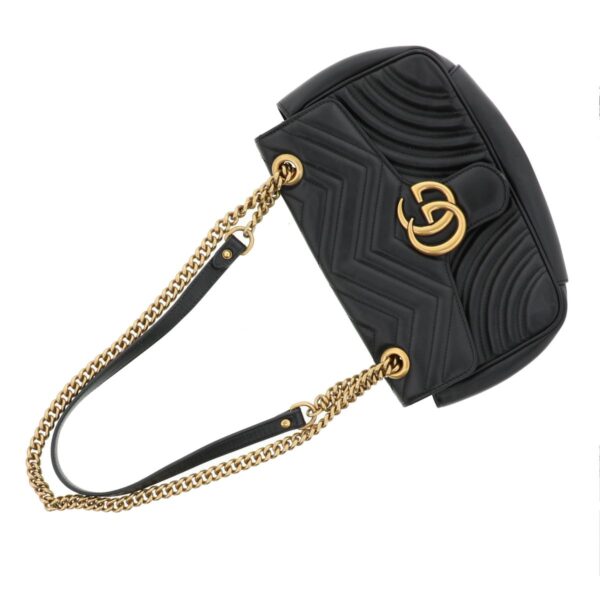 1240005018418 5 Gucci GG Marmont Quilting Small Shoulder Bag Black