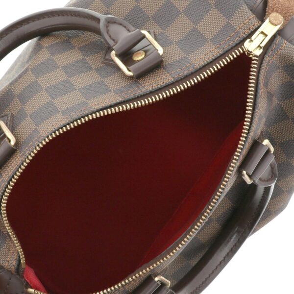 1240005018640 6 Louis Vuitton Speedy 25 Bag Damier Ebene Brown