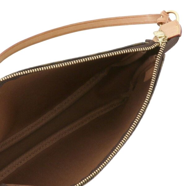 1240005018655 6 Louis Vuitton Pochette Accessory Clutch Monogram Brown