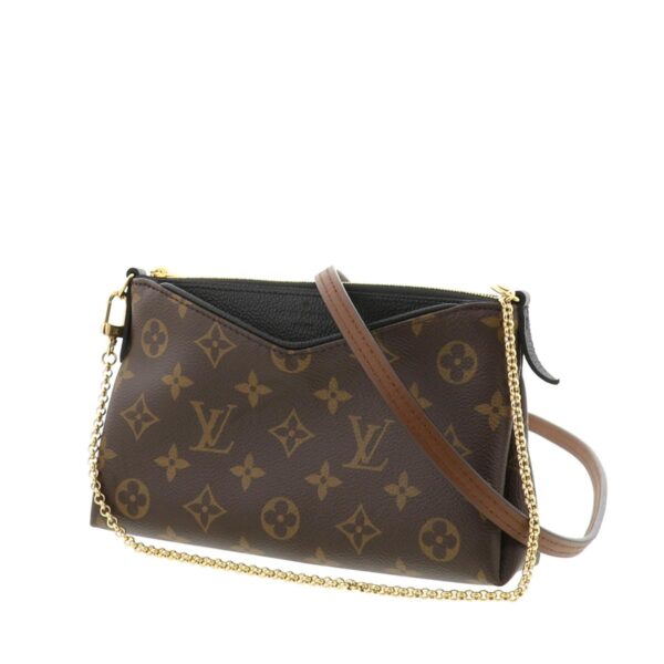 1240005018672 2 Louis Vuitton Pallas Clutch Monogram Noir