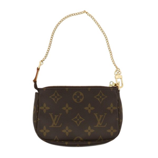 1240005018712 2 Louis Vuitton Mini Pochette Accessory Shoulder Bag Monogram Brown