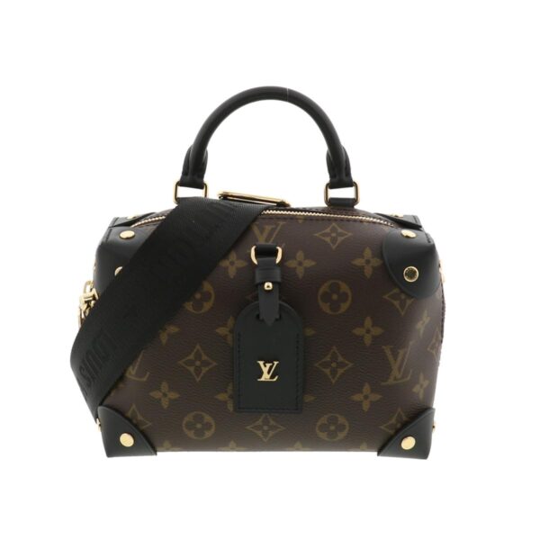 1240005018718 1 Louis Vuitton Petite Malle Handbag Monogram Black