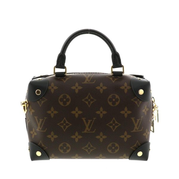 1240005018718 4 Louis Vuitton Petite Malle Handbag Monogram Black