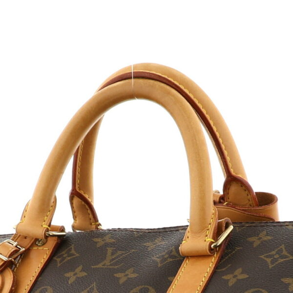 1240005018803 3 Louis Vuitton Keepall Bandouliere 55 Bag Monogram Brown