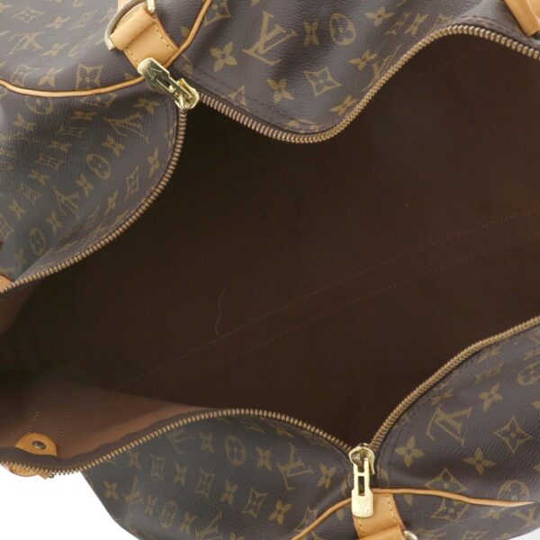 1240005018803 8 Louis Vuitton Keepall Bandouliere 55 Bag Monogram Brown