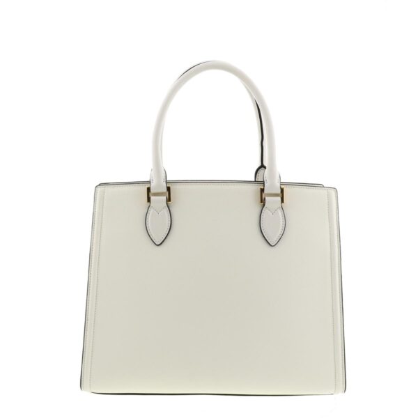 1240005019335 4 Prada Saffiano 2way Tote Bag White