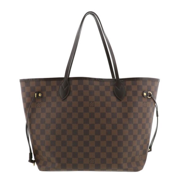 1240005019412 1 Louis Vuitton Neverfull MM Tote Bag Damier Ebene