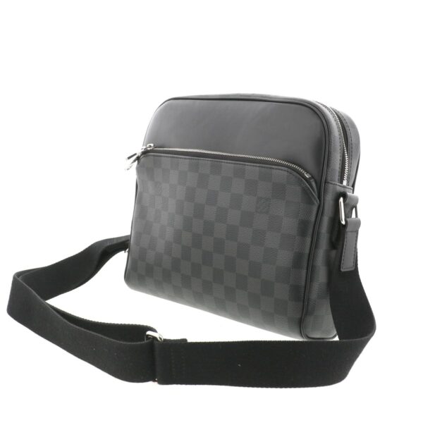 1240005019867 2 Louis Vuitton Dayton PM Shoulder Bag Damier Graphite