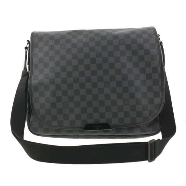 1240005020000 1 Louis Vuitton Daniel GM Shoulder Bag Damier Graphite