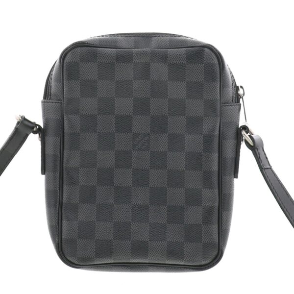 1240005020330 3 1 Louis Vuitton Rem Shoulder Bag Damier Graphite