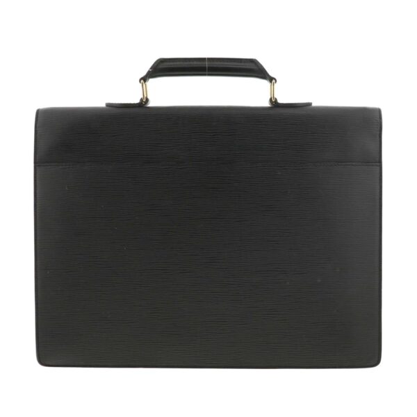 1240005020367 3 Louis Vuitton Serviette Ambassador Bag Briefcase Epi Black