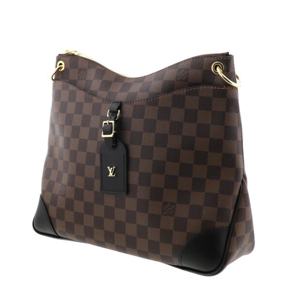 1240005020468 2 Louis Vuitton Odeon NM MM Bag Shoulder Bag Damier Ebene Brown